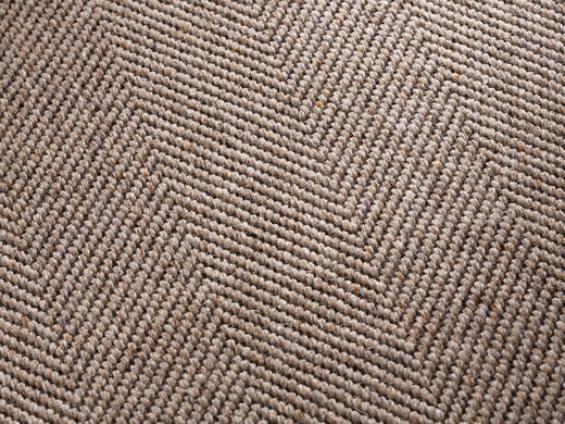 Ruckstuhl Wollteppich HERRINGBONE LARGE in 60367 Beige – Alternative