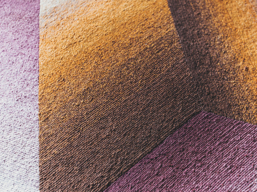 Ruckstuhl Wollteppich LOGENZE in 10269 Rose-Orange – Produktansicht