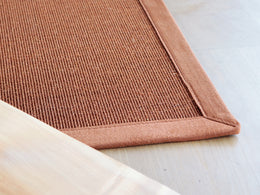Ruckstuhl Einfassung Leinenband in 20369 Kupfer am Teppich JAIPUR