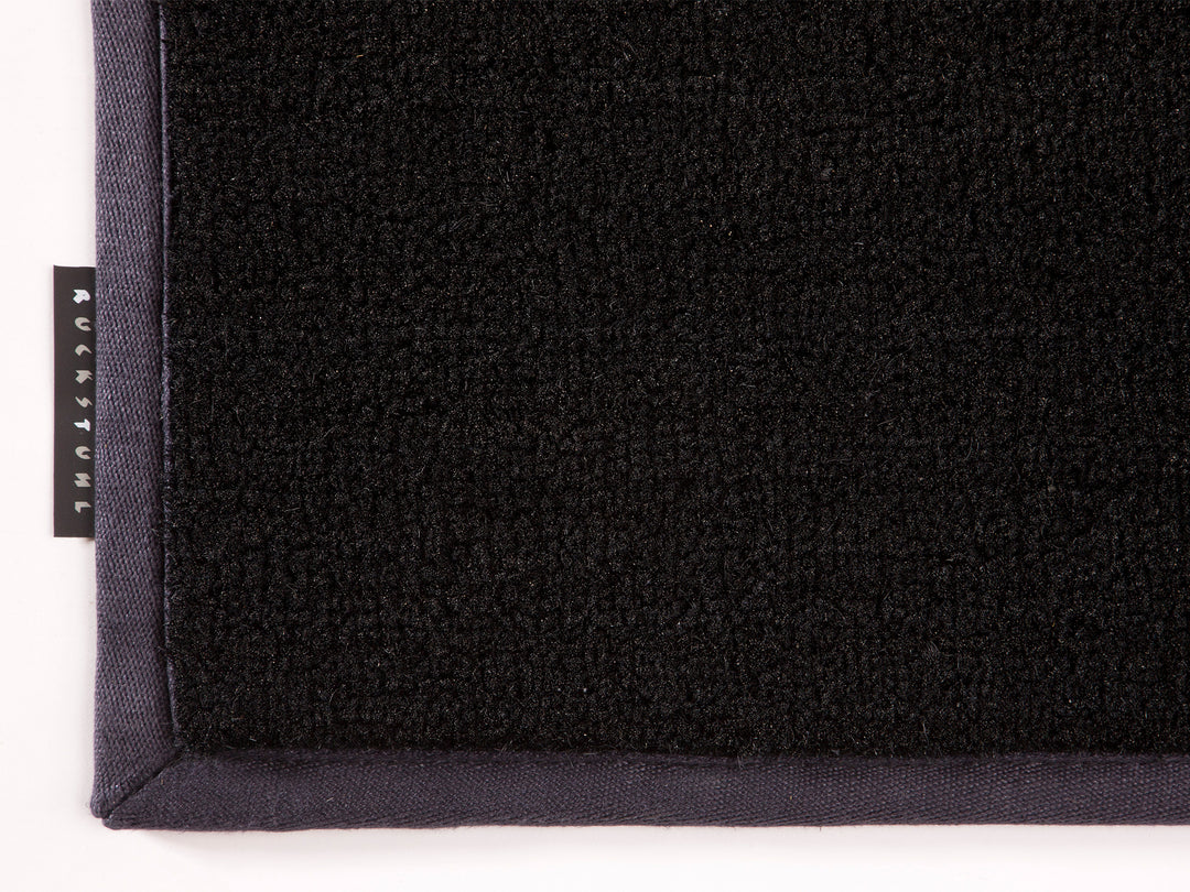 Ruckstuhl Schmutzschleuse Kokos Porta 70003 schwarz Detailaufnahme Einfassung