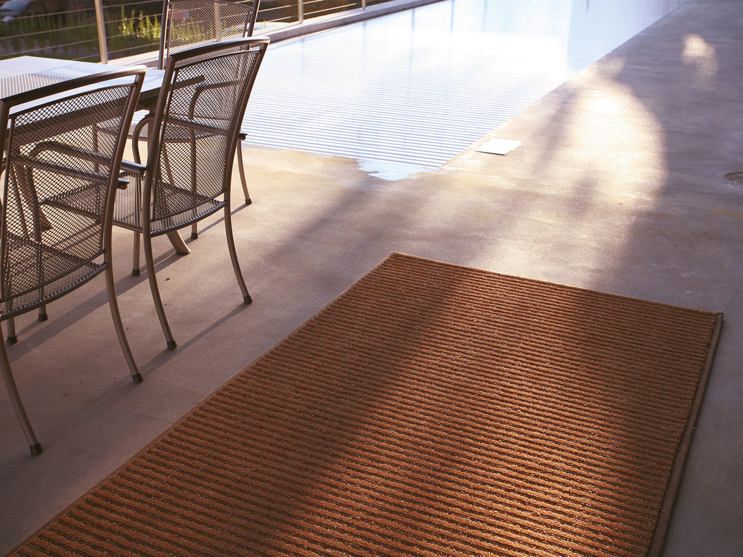 Ruckstuhl Schmutzschleuse Kokos Porta Cut Loop 20124 natur Terrasse Detailaufnahme