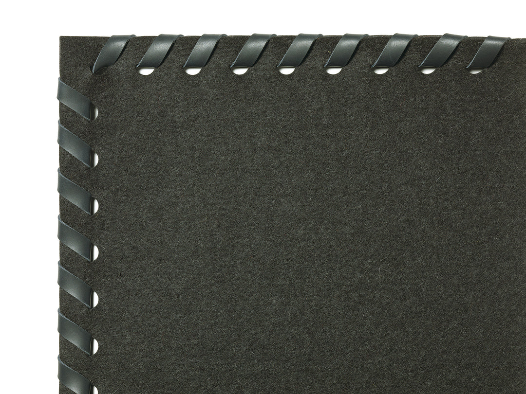 Ruckstuhl Teppich Filz Feltro Color 70036 anthrazit meliert Domus Detailaufnahme