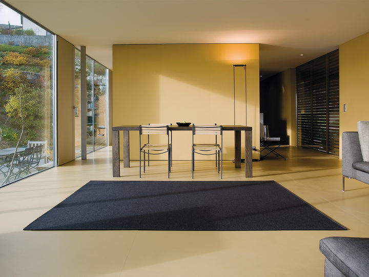 Ruckstuhl Teppich Filz Feltro Color 70036 anthrazit meliert Wohnzimmer