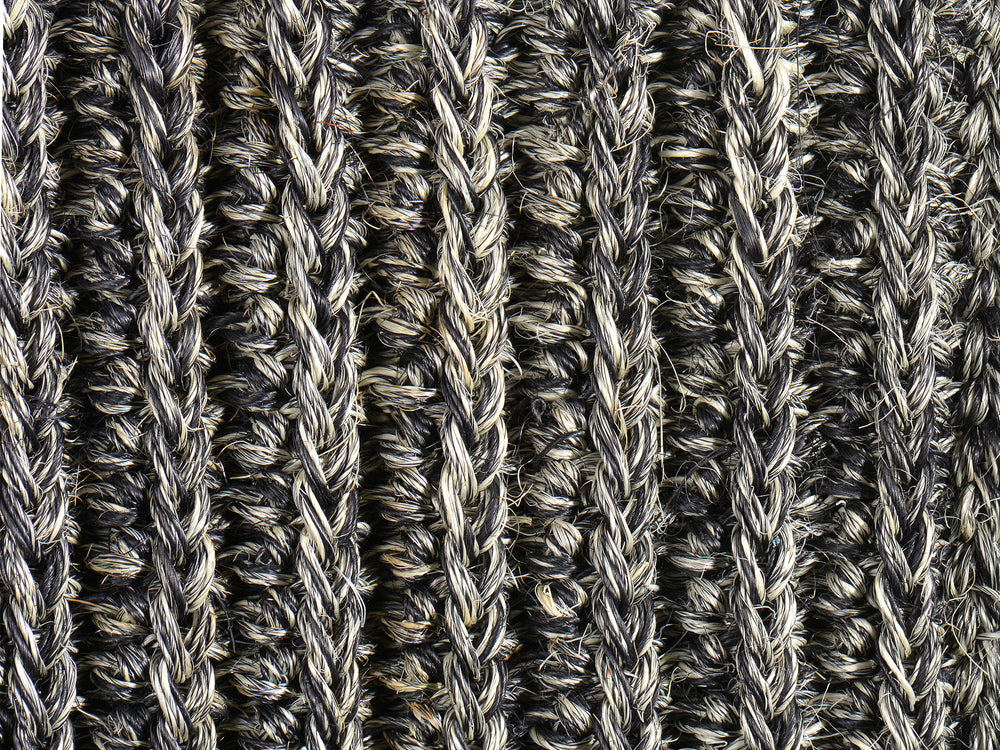 Ruckstuhl Teppich Fique Maglia Canales 60352 dunkelgrau meliert Produktansicht