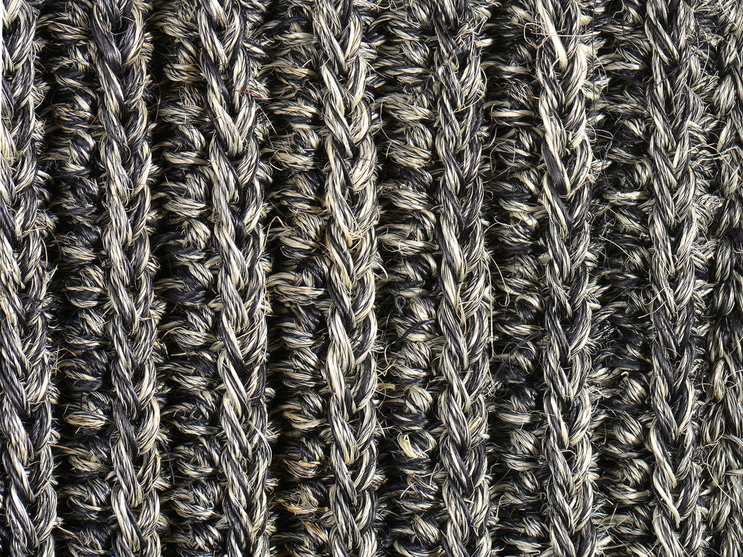 Ruckstuhl Teppich Fique Maglia Canales 60352 dunkelgrau meliert Produktansicht