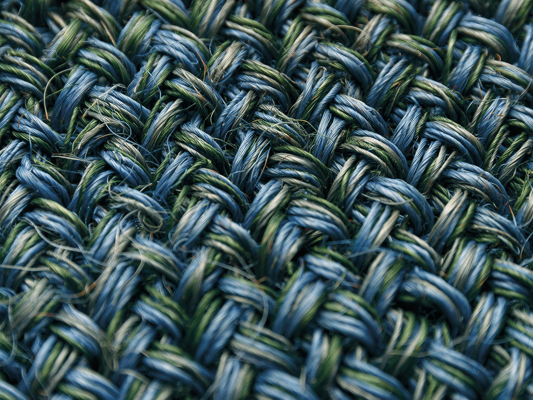 Ruckstuhl Teppich Fique Maglia Classico 30261 blaugrün meliert Produktansicht