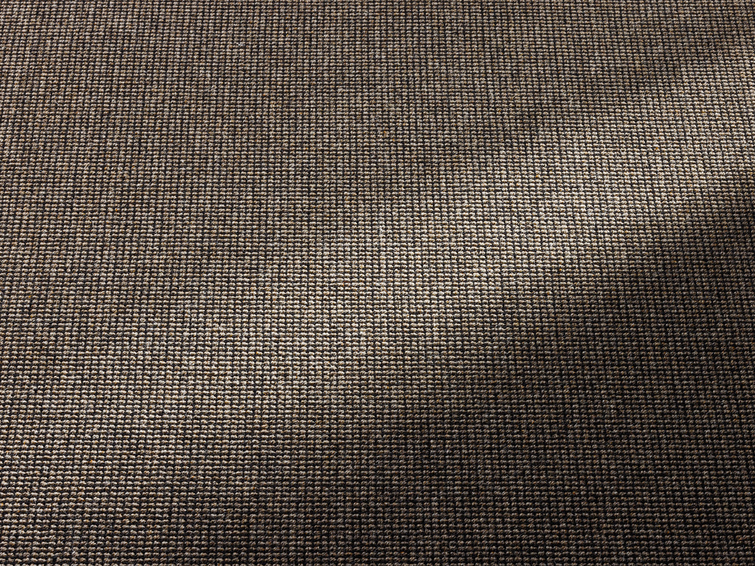 Ruckstuhl Teppich Haargarn Wolle Trap 240 schwarz natur Produktansicht