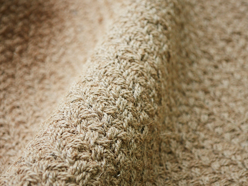 Ruckstuhl Teppich Kokos Braid 20393 natur Detailaufnahme
