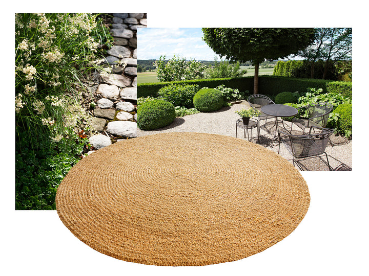 Ruckstuhl Teppich Kokos Braid 20393 natur Gartenmoebel