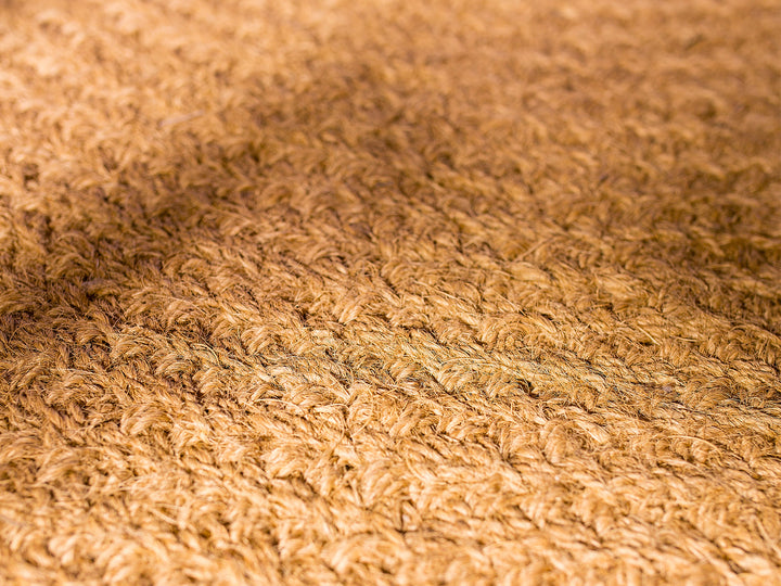 Ruckstuhl Teppich Kokos Braid 20393 natur Produktansicht Rand