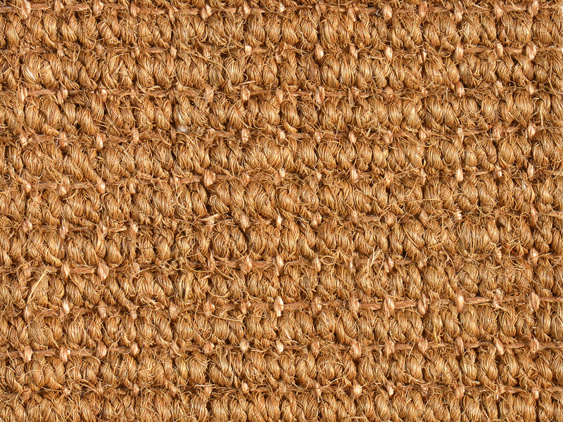 Ruckstuhl Teppich Kokos Calicut 249 natur Makroaufnahme