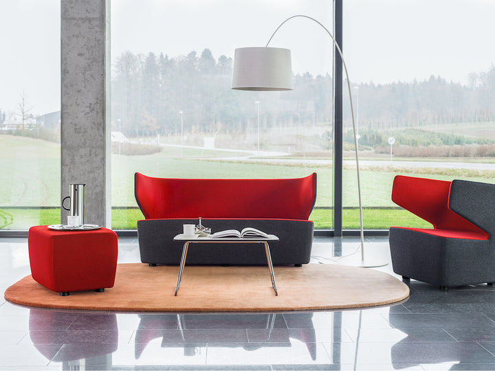 Ruckstuhl Teppich Wolle Balance 10251 rot Girsberger