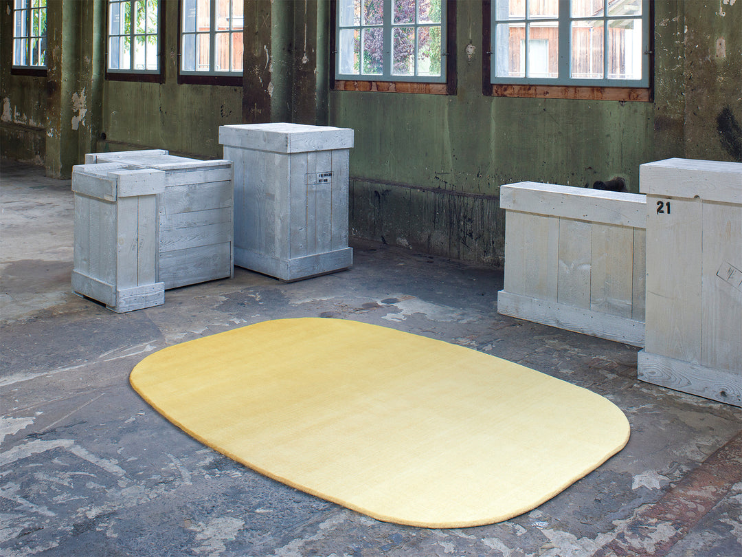 Ruckstuhl Teppich Wolle Balance 50066 maisgelb Lager