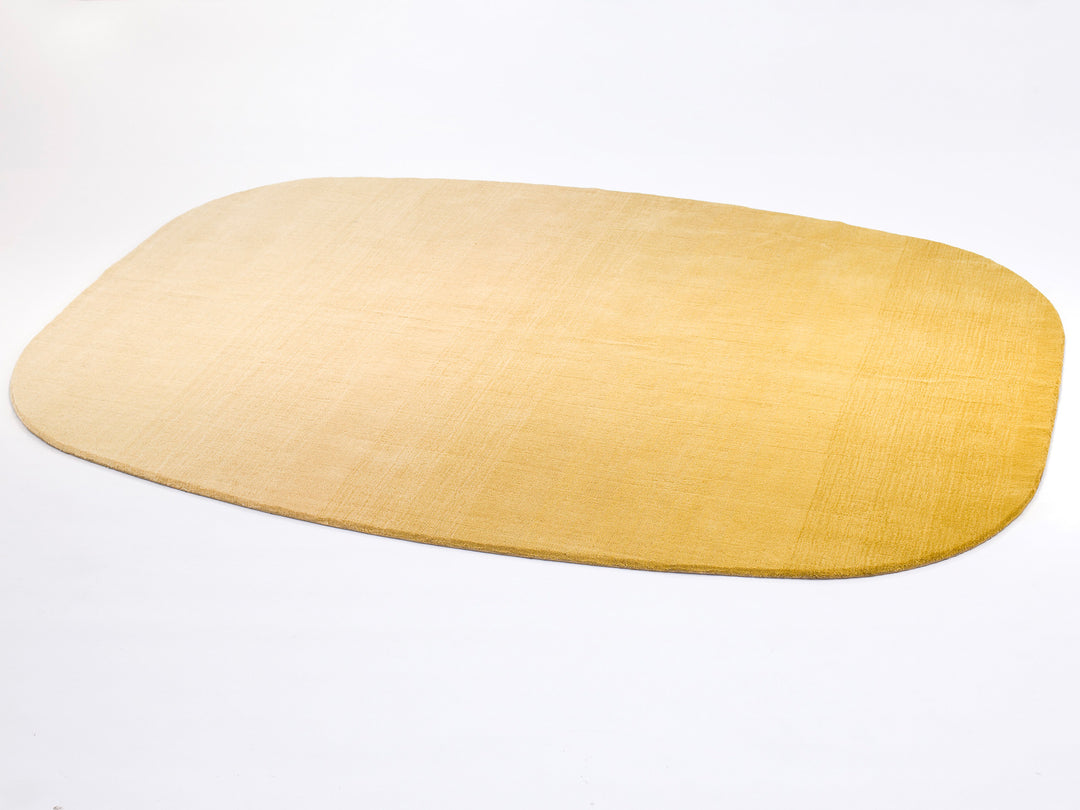 Ruckstuhl Teppich Wolle Balance 50066 maisgelb freigestellte Ansicht