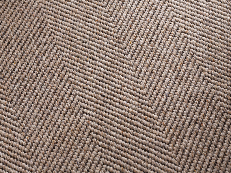 Ruckstuhl Wollteppich HERRINGBONE LARGE in 60367 Beige – Alternative