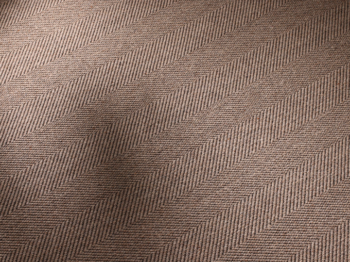 Ruckstuhl Teppich Wolle Herringbone Large 60367 beige Produktansicht