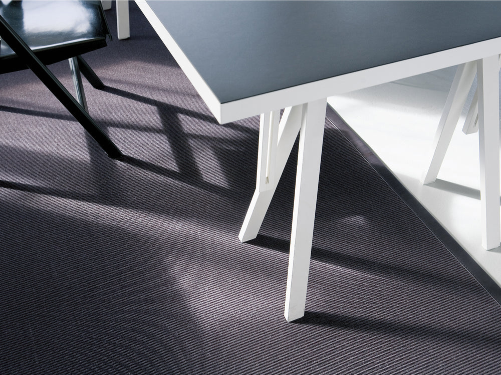 Ruckstuhl Teppich Wolle Lantos 654 grau Detailaufnahme Produktansicht