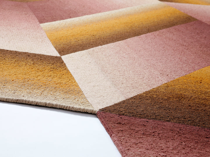 Ruckstuhl Teppich Wolle Logenze 10269 rose orange Produktansicht 3