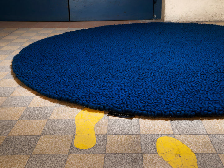 Ruckstuhl Teppich Wolle Pieno 343 teal Porzi