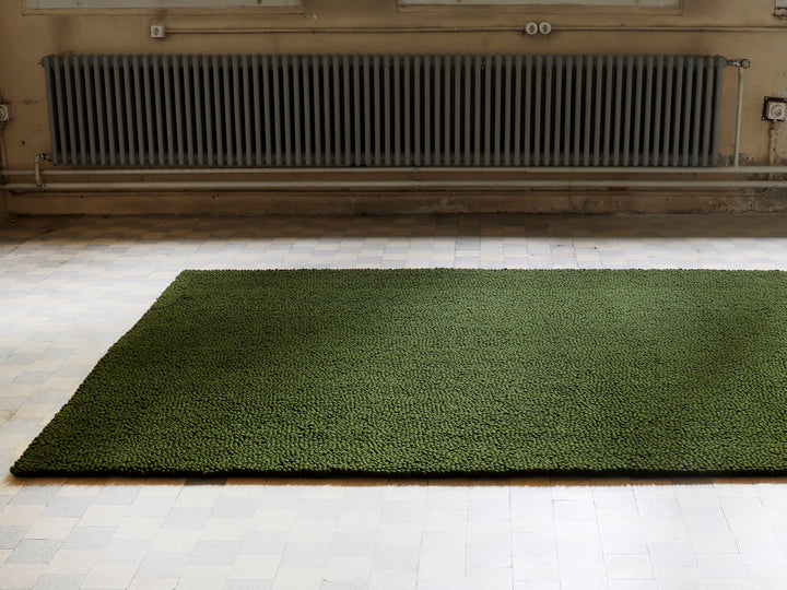 Ruckstuhl Teppich Wolle Pieno 470 moss Porzi