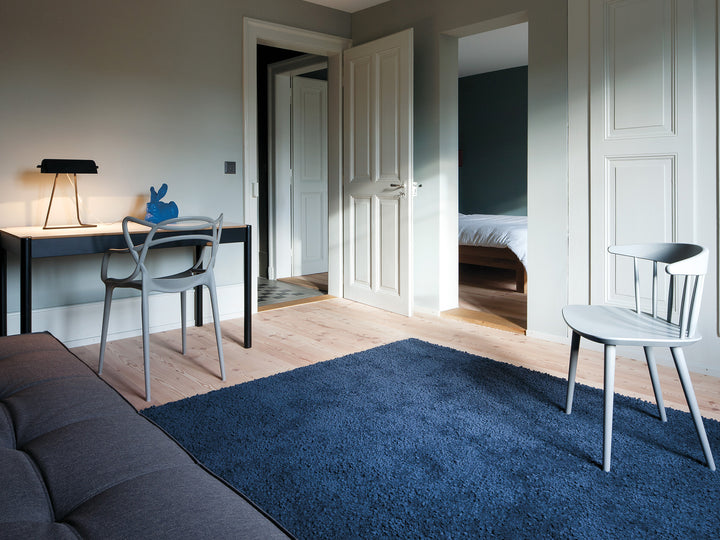 Ruckstuhl Teppich Wolle Piu 356 dunkelblau Wohnzimmer