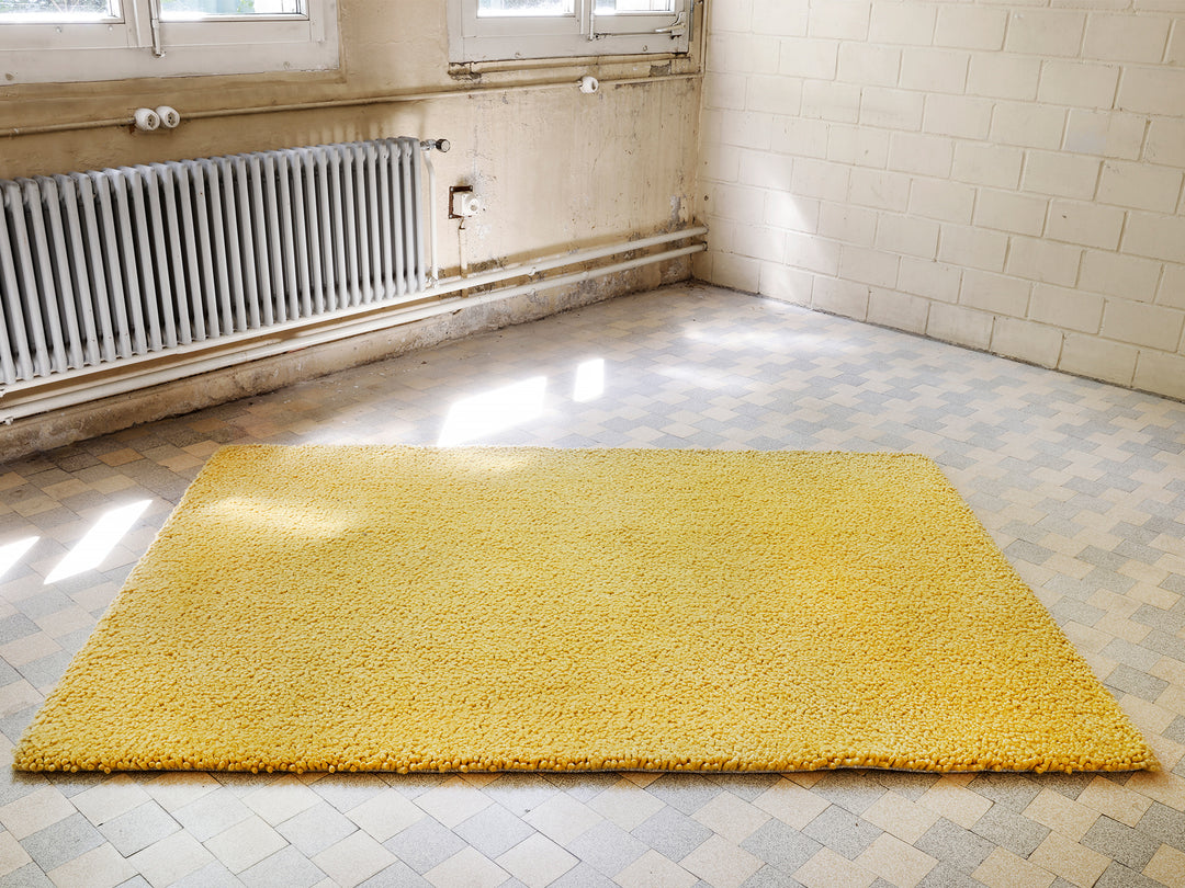 Ruckstuhl Teppich Wolle Piu 503 pastellgelb Porzi
