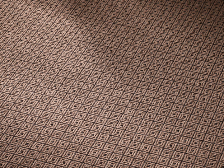 Ruckstuhl Teppich Wolle Rose Diamond 20463 taupe Quadrate
