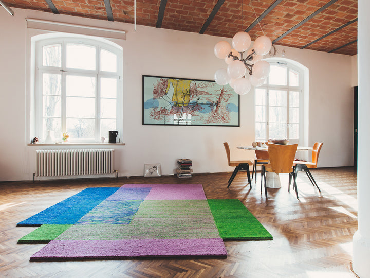 Ruckstuhl Teppich Wolle Stagione 40191 frühling Loft 1