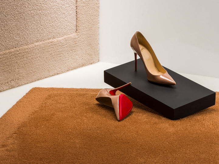 Ruckstuhl Teppich Wolle Velvet Curl Pinc Stimmungsbild High Heel