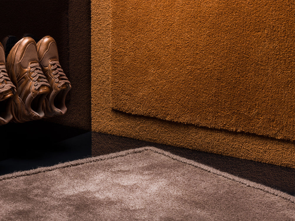 Ruckstuhl Teppich Wolle Velvet Pinc Stimmungsbild