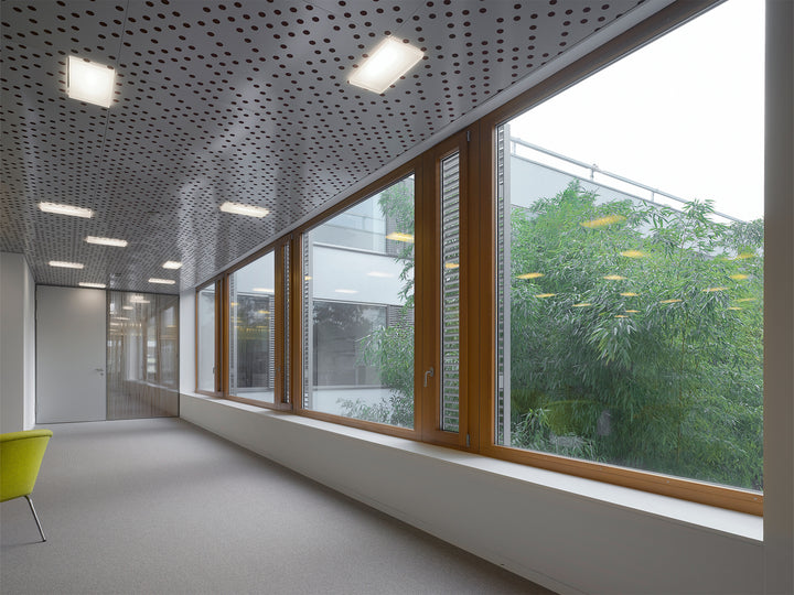 Ruckstuhl Teppich antistatisch Flatwool Simple 603 hellgrau UKBB Fenster