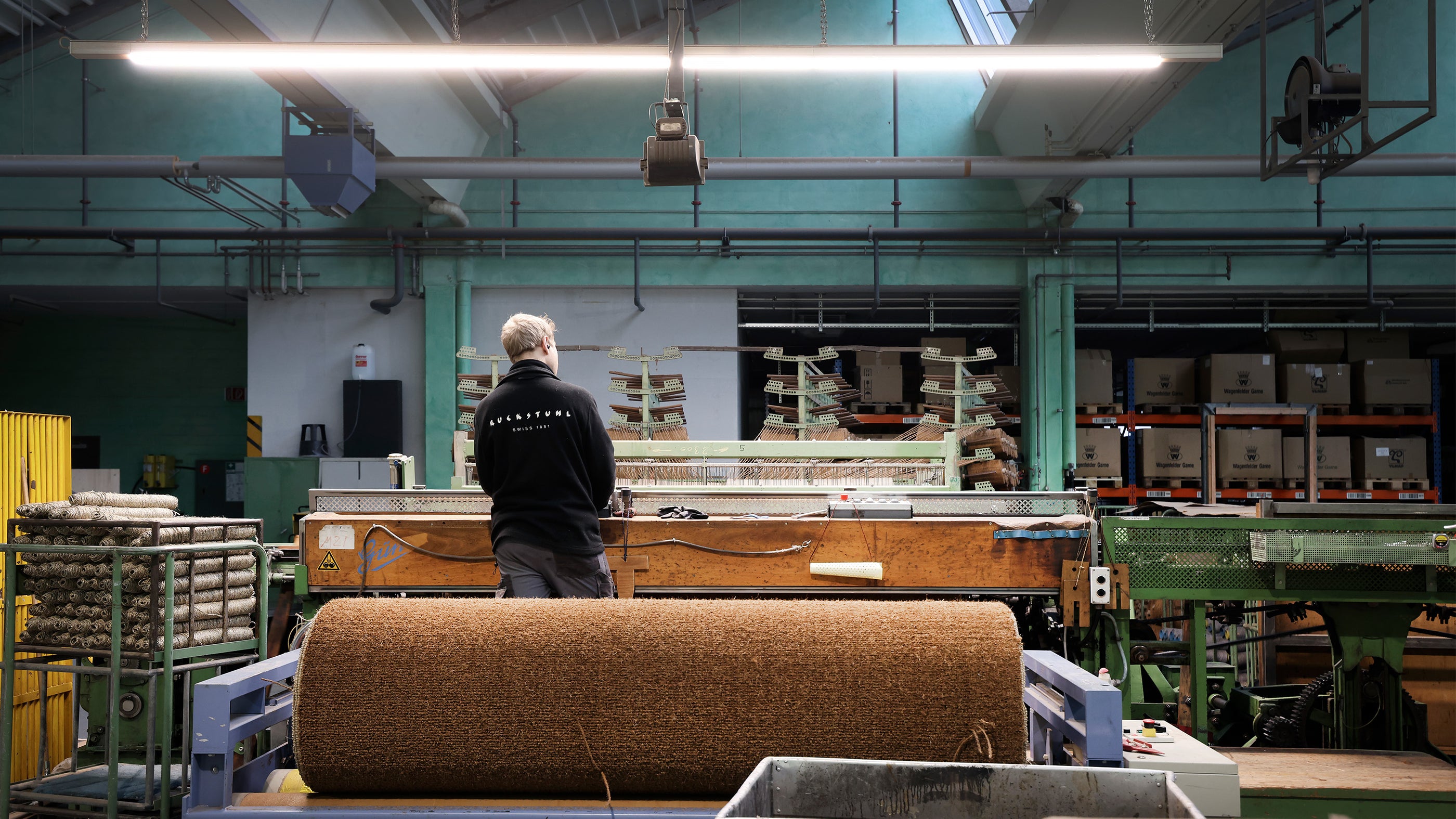 Ruckstuhl Teppichmanufaktur in Langenthal – Eingangsteppich, Kokos, PORTA