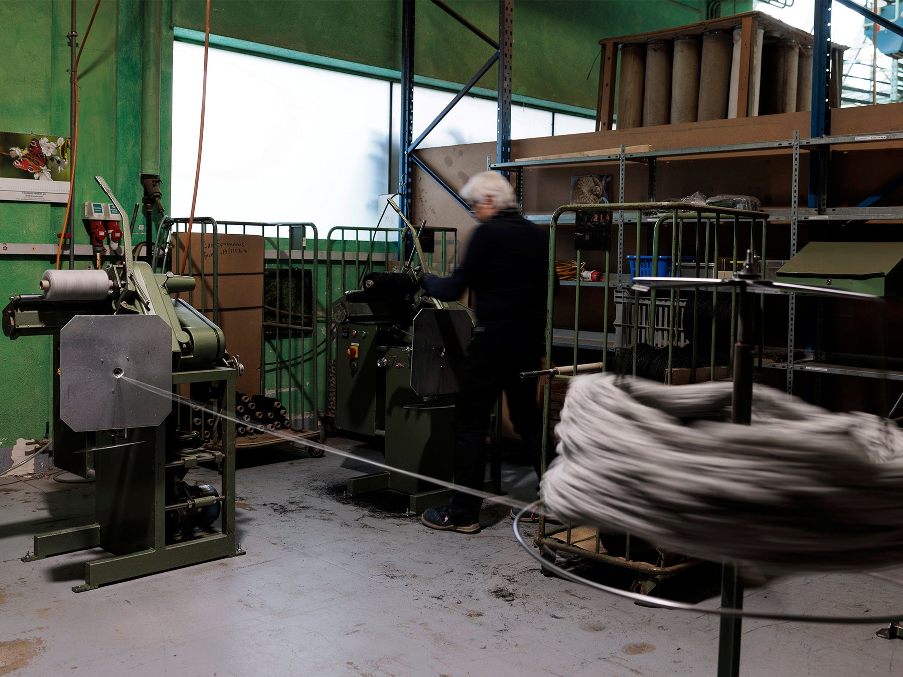 Ruckstuhl Teppichmanufaktur in Langenthal – Spulerei gesamt
