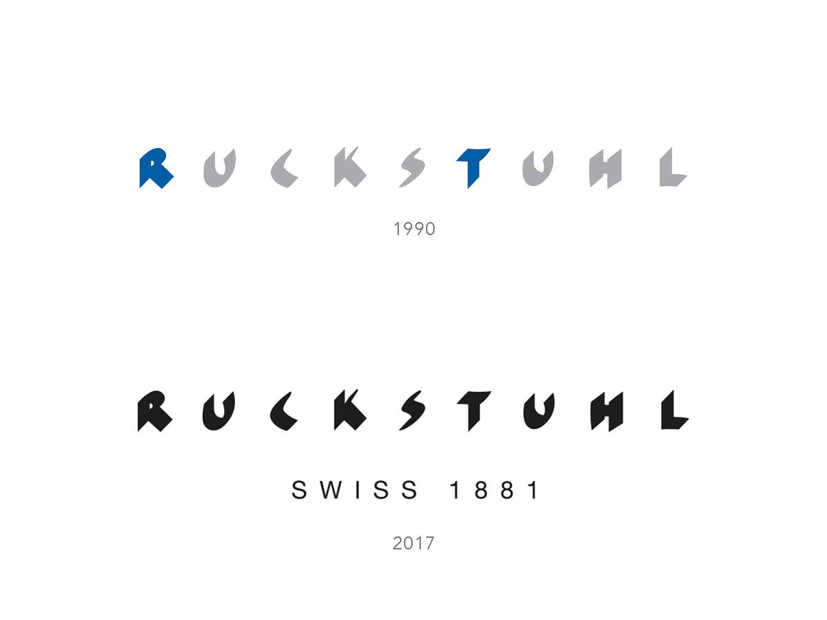 Ruckstuhl Teppichmanufaktur in Langenthal – historie logo alfredhabluetzel kaligraphie